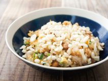 天かすシーチキンねぎ納豆チャーハン