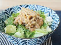 なめ茸納豆サラダ