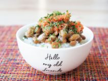 明太子青のり納豆ご飯