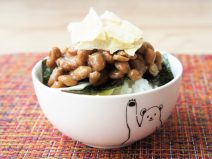 ポテチのりチーズ納豆ご飯