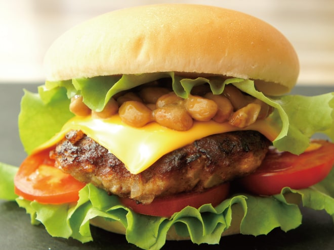 納豆ハンバーガー 納豆ハンバーガー