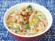 酸辣湯納豆にゅう麺