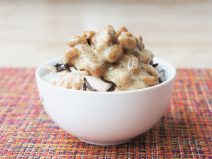 塩昆布シーチキン納豆ご飯