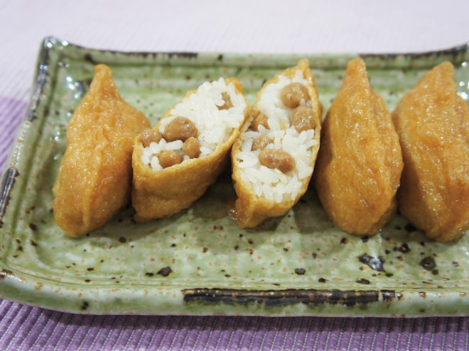 納豆いなり寿司 納豆いなり寿司