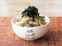 しそ昆布チーズ納豆ご飯