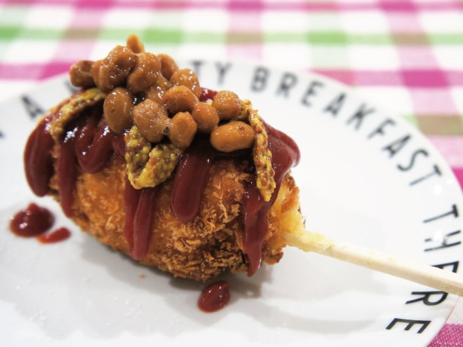 チーズハットグ納豆